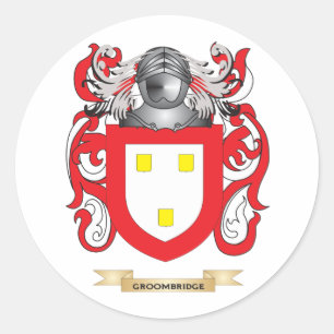 Groombridge Coat of Arms (Family Crest) Classic Round Sticker