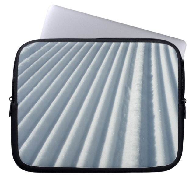 Groomed Ski Trail Laptop Sleeve (Front)