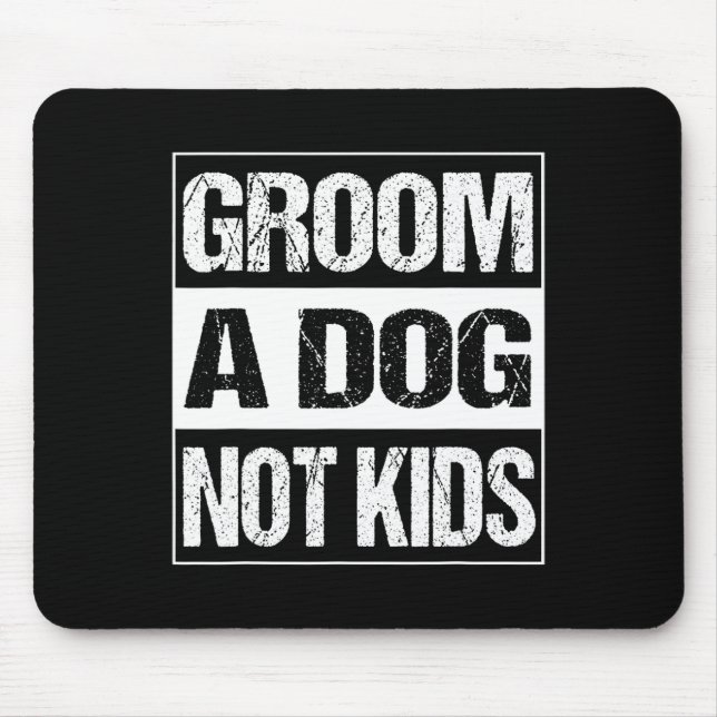 Grooming A Dog  Mouse Mat (Front)
