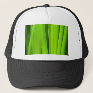 grooming green trucker hat