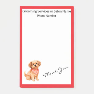 Grooming Pet Personalised Luxury Modern Collection Post-it Notes