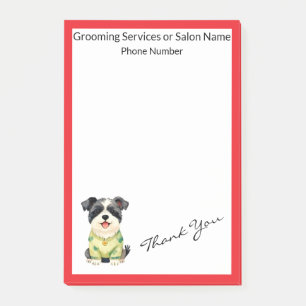 Grooming Pet Personalised Luxury Trendy Collection Post-it Notes