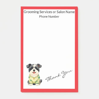 Grooming Pet Personalised Luxury Trendy Collection Post-it Notes