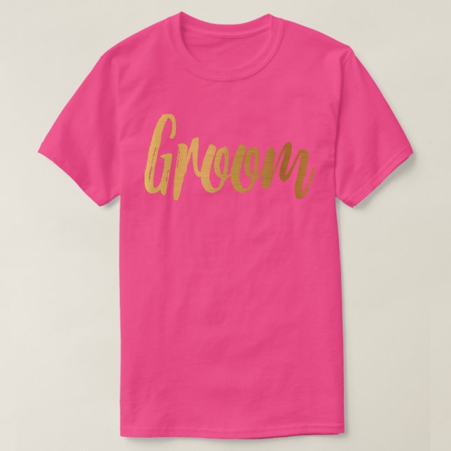 GroomMatching Wedding Bride Bachelor Party  T-Shirt (Design Front)
