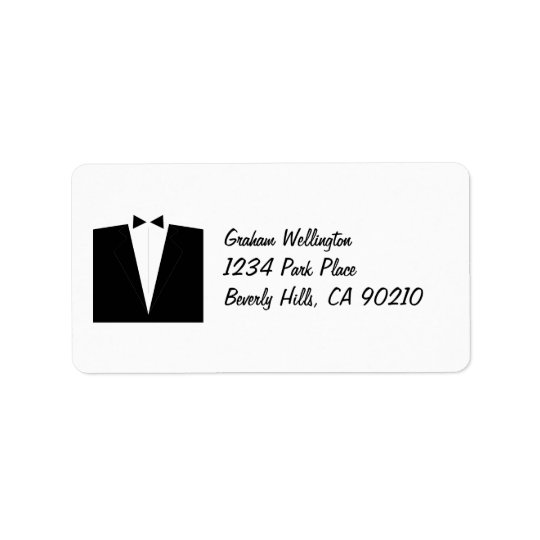 Groom's Address Address Label
