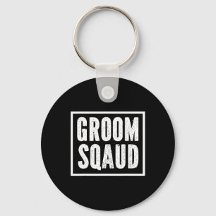 Grooms Bachelor Crew Party Squad Team Groom 1 Key Ring