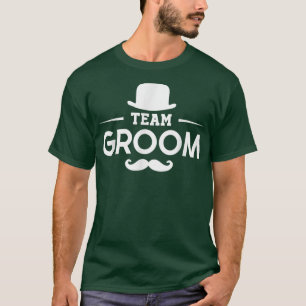 Grooms Bachelor Crew Party Squad Team Groom  T-Shirt