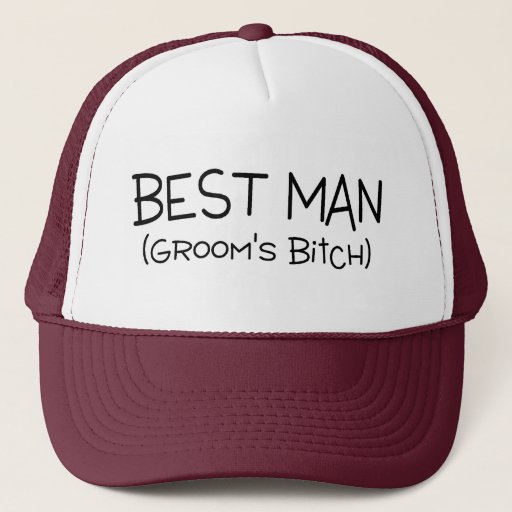 Image of Grooms Best Man Trucker Hat