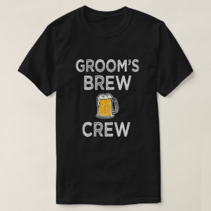 Groom's Brew Crew Men's Groomsman Party Shirt