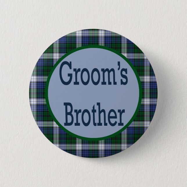 Grooms Brother Button (Front)