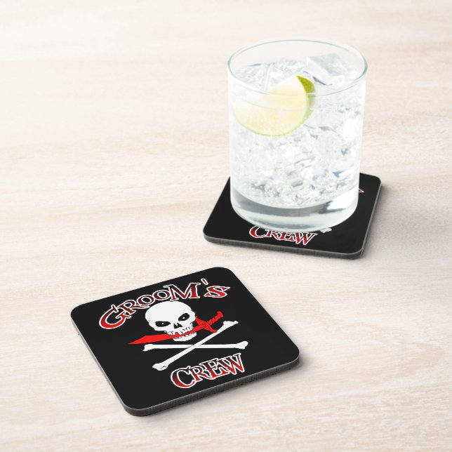 Groom's Crew Coaster (Right Side)