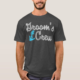 Grooms Crew Funny Boat Cruise Bachelor T-Shirt