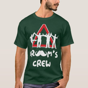 Grooms Crew Groom Groomsmen Bachelor Party Drunk T-Shirt
