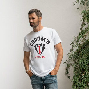 Groom's Crew Groomsman Team Bachelor Party  T-Shirt