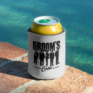 Groom's Crew Groomsmen Bachelor Party  Can Cooler