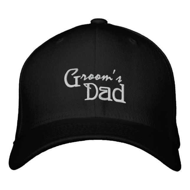 Groom's Dad Embroidered Hat (Front)