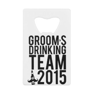 Groom's drinking team 2015