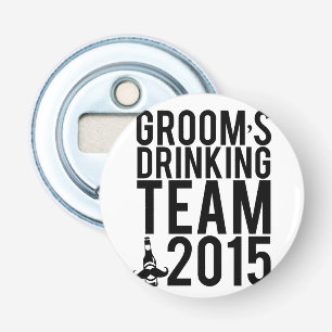 Groom's drinking team 2015 bottle opener