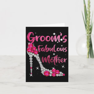 Groom's Fabulous Mother Happy Wedding Marry Marrie Card