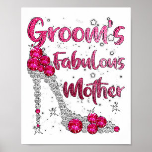 Grooms Fabulous Mother Happy Wedding Marry Married Poster