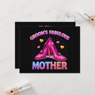 Groom's Fabulous Mother Mum Of The Groom Invitation