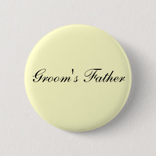 Groom's Father Ivory Button