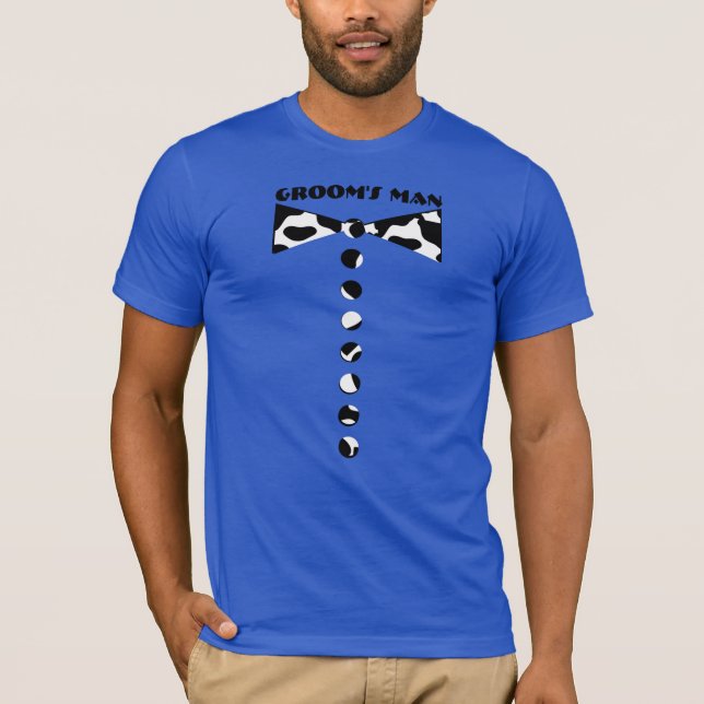Groom's Man Cow T-Shirt (Front)