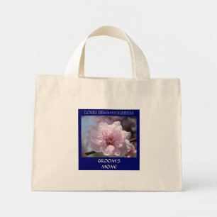 GROOM'S MOM! gift Tote Bag Wedding Party Blossoms