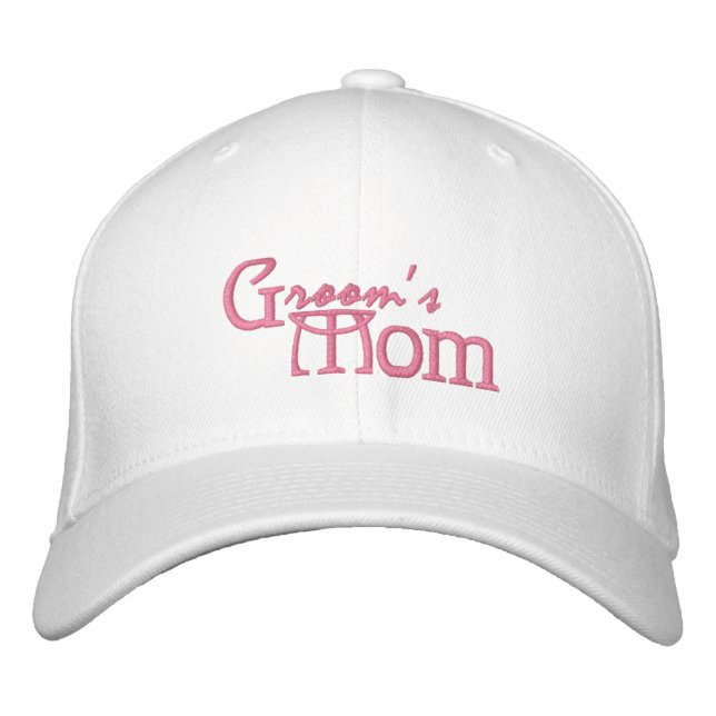 Groom's Mum Embroidered Hat (Front)