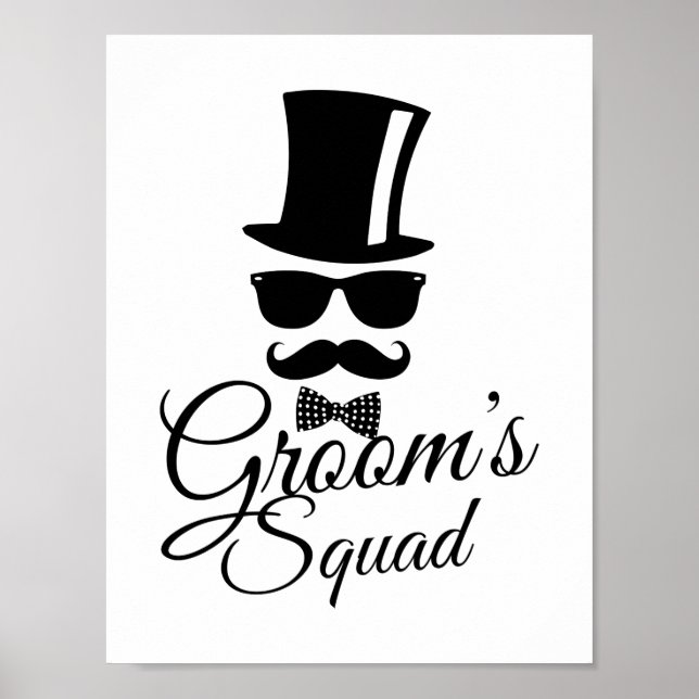 Groom's squad poster (Front)