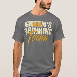 Grooms Stag Bachelor Party Wedding Beer Groomsmen T-Shirt