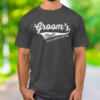 Groom's Team Custom Wedding Bachelor Party Sporty