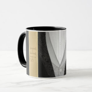 Grooms Tuxedo "His" Mug