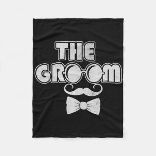 Grooms Wolfpack Bachelor Party Groomsmen Wedding T Fleece Blanket