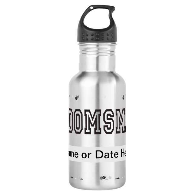 Groomsman 710 Ml Water Bottle (Front)