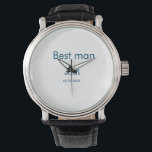 groomsman best man add name text bachelorette watch<br><div class="desc">design</div>