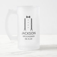 Groomsman Black Bow Tie