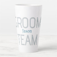 groomsman bold groom team grey blue white bachelor