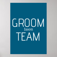 groomsman bold groom team grey blue white bachelor