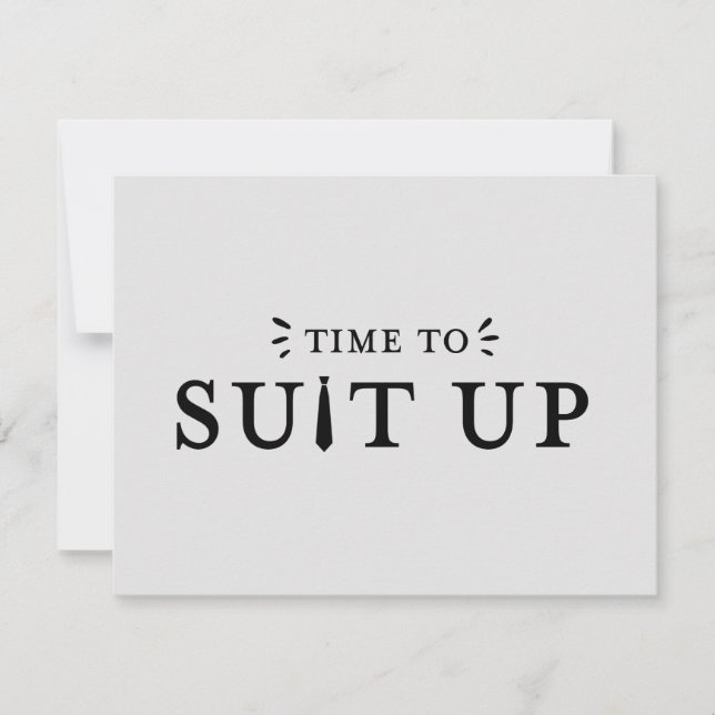 Groomsman Bridal Party Proposal Card (Front)