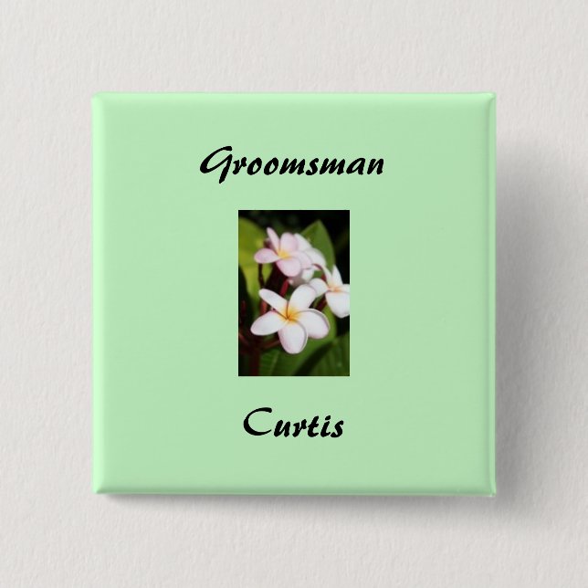 Groomsman Button (Front)