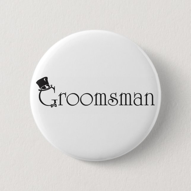 Groomsman Button (Front)