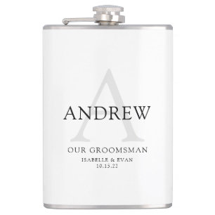 Groomsman Drinking Flask