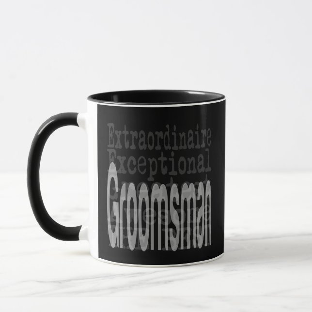 Groomsman Extraordinaire Mug (Left)