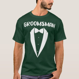 Groomsman Funny Wedding Party I Do Crew Groom Squa T-Shirt
