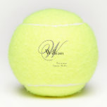 Groomsman Gift Modern Monogram Name Date Cute Cool Tennis Balls<br><div class="desc">Groomsman Gift Modern Monogram Name Date Cute Cool Tennis Balls. Click personalise this template to customise it with your Groomsman's Monogram Last Name Initial, Groomsman's first name and date quickly and easily. Groomsman Gift Modern Monogram Name Date Cute Cool Tennis Balls, is part of the Groomsman Gift Collection in this...</div>