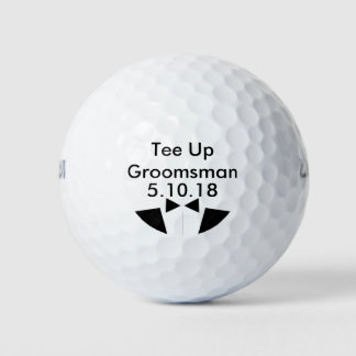 Groomsman Golf Ball Invite