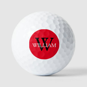 Groomsman Groomsmen Wedding Gift Monogram Name  Golf Balls