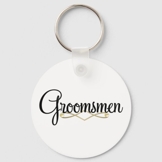 Groomsman Key Ring (Front)