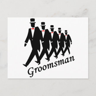Groomsman (Men) Postcard